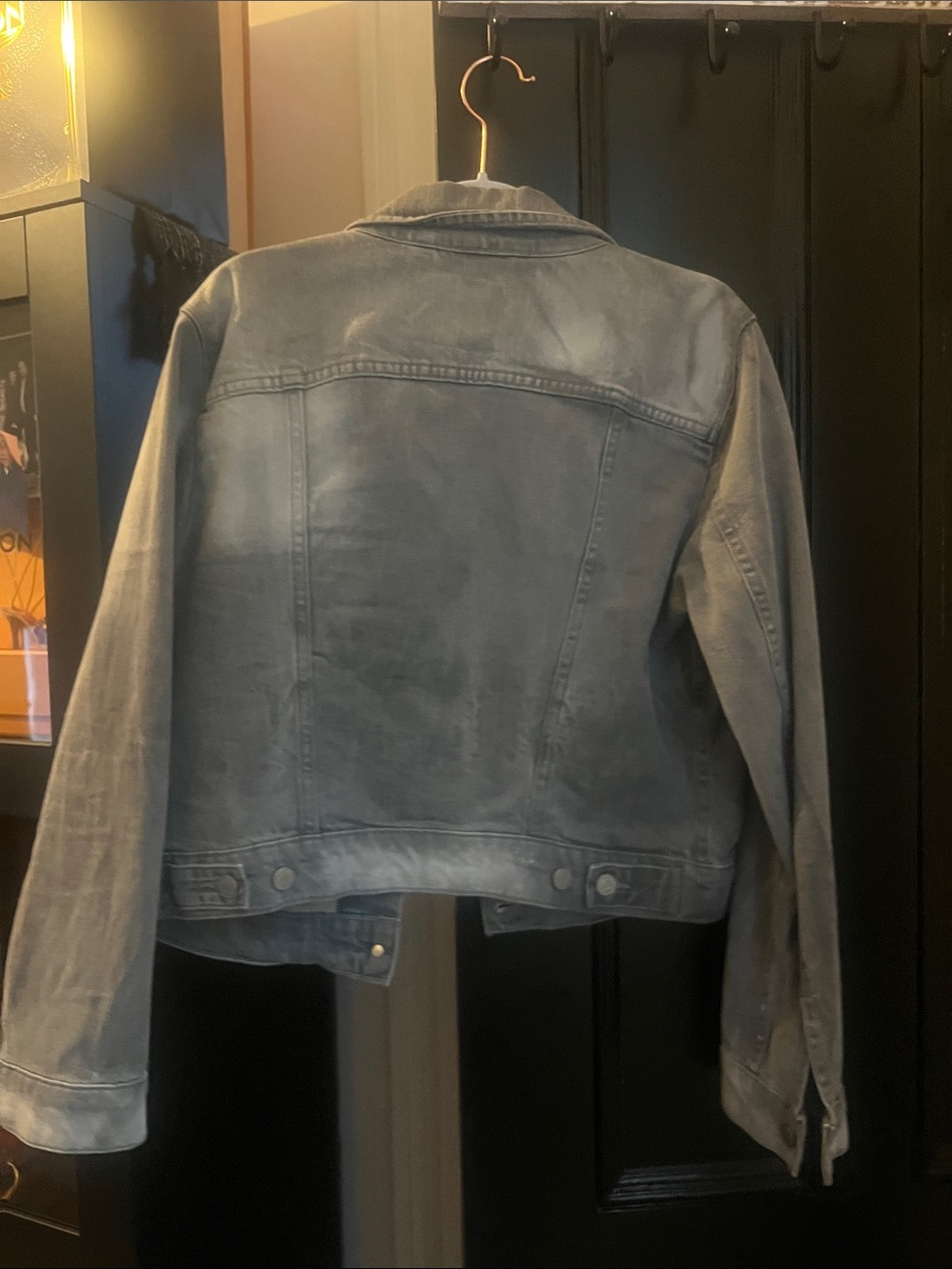 Levi’s Gray Washed Denim Jacket - Picture 2 of 3